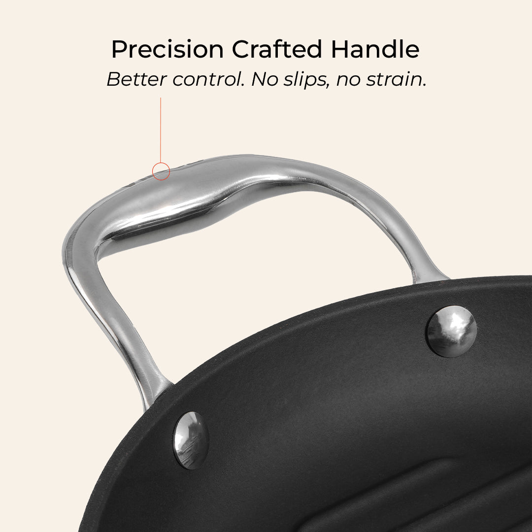 Vinod Ferona Cast Iron Grill Pan - 24 cm
