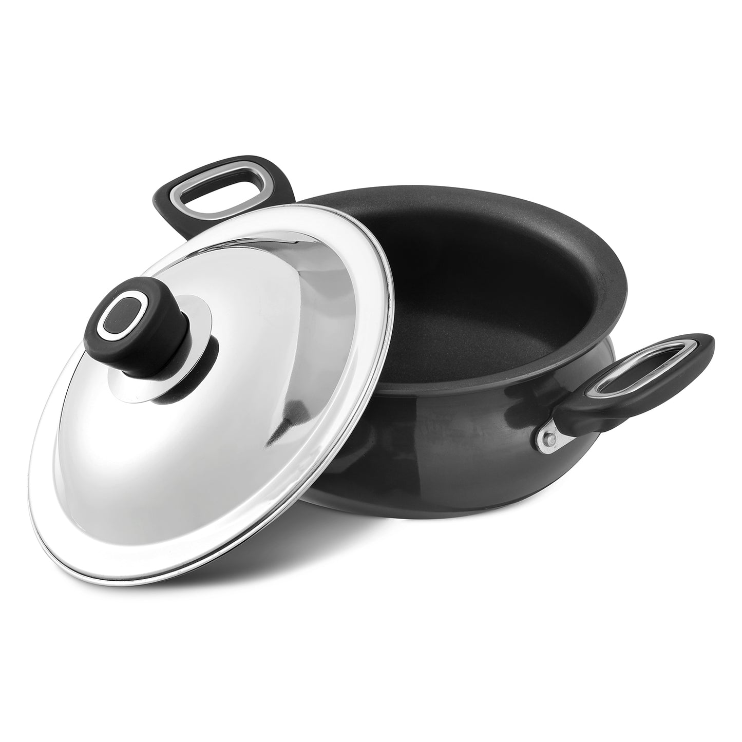 Handi with Lid | Vinod Hanos Handi | Premium Stainless Steel Handi | Induction Base Handi | Heavy Gauge Cookware | Multipurpose Cooking Handi | Stylish Kitchen Handi | Durable Stainless Steel Pot