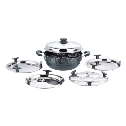 Vinod Hard Anodised Multi Kadai - Induction Friendly View | Vinod Cookware India