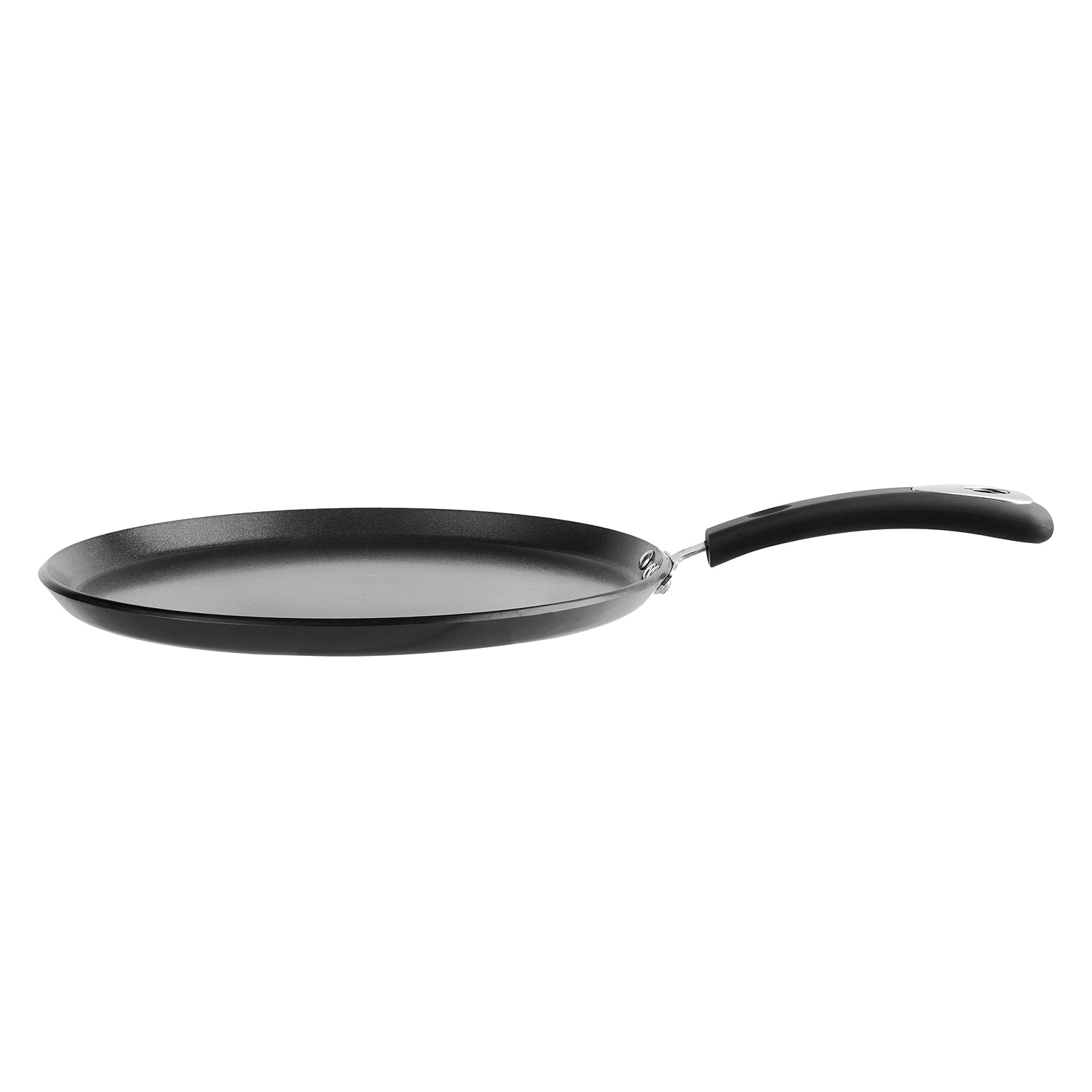 black finish pan, ergonomic handle pan