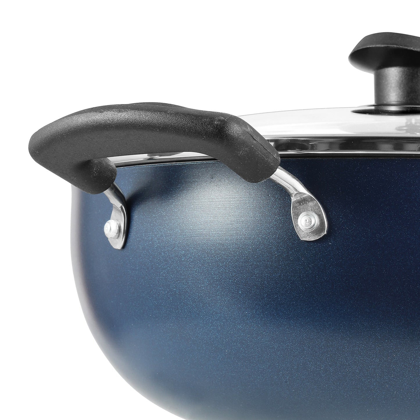 Vinod Zest Non Stick Deep Kadai - Heat Resistant Handle | Vinod Cookware India