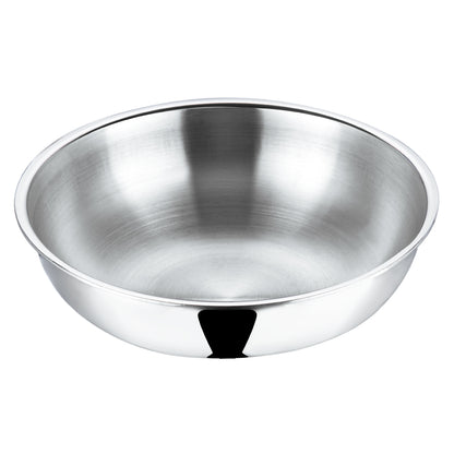 Vinod Platinum Triply Stainless Steel Tasla - Mirror Finish | Vinod Cookware India