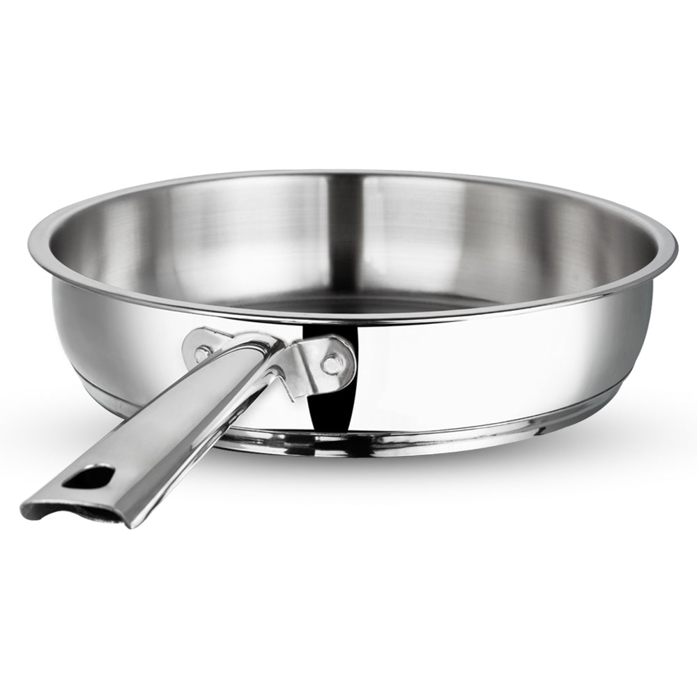 Vinod Modena Set - High Quality Stainless Steel Frypan with Induction Base | Vinod Cookware