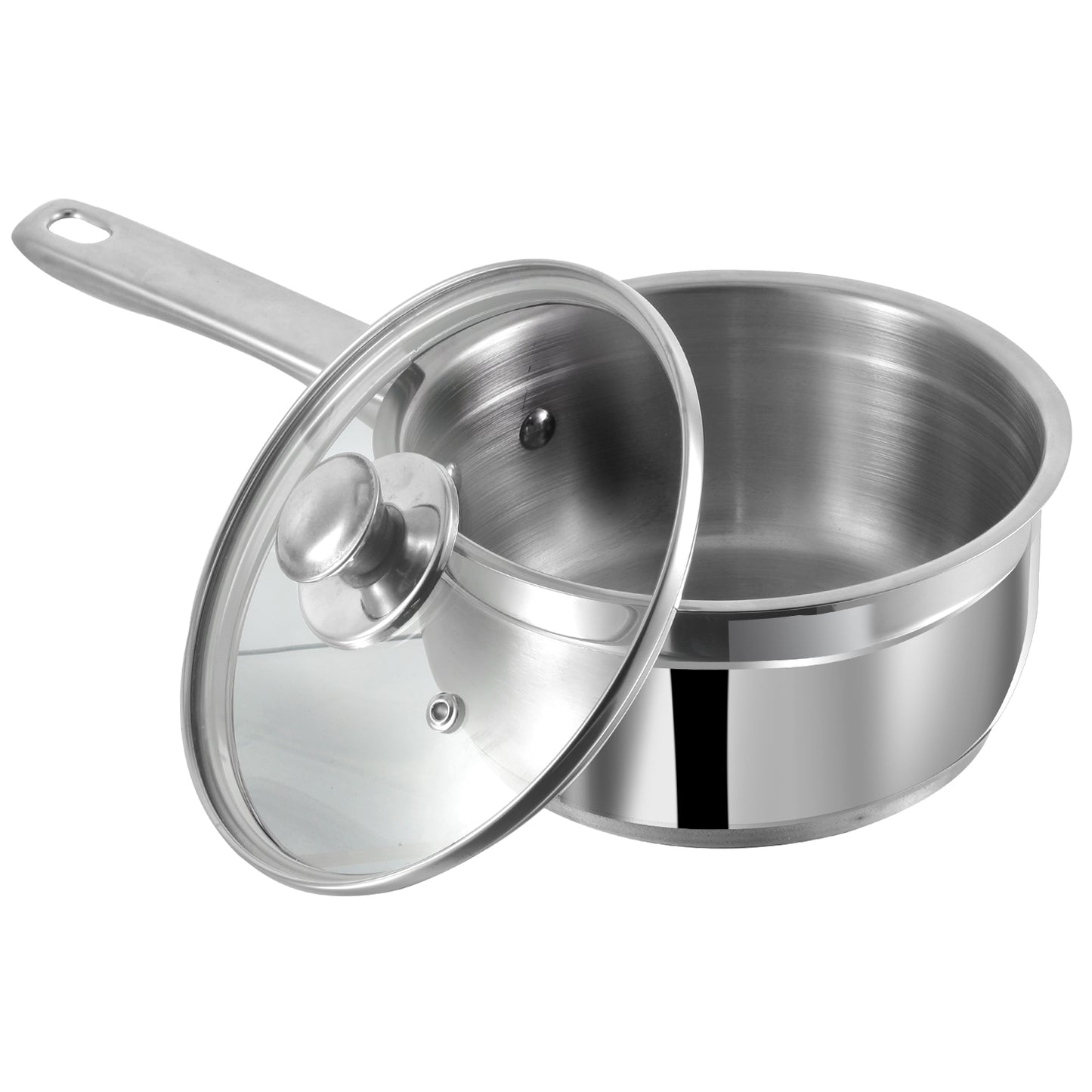 Vinod Two Tone Saucepan - High Grade AISI 202 Stainless Steel SAS Bottom | Vinod Cookware