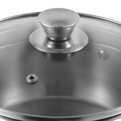 Vinod Stainless Steel Two Tone Saucepot - AISI 202 High Quality Steel Construction | Vinod Cookware