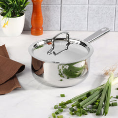 Kraft Futuretec Triply Stainless Steel Saucepan (Induction Friendly)