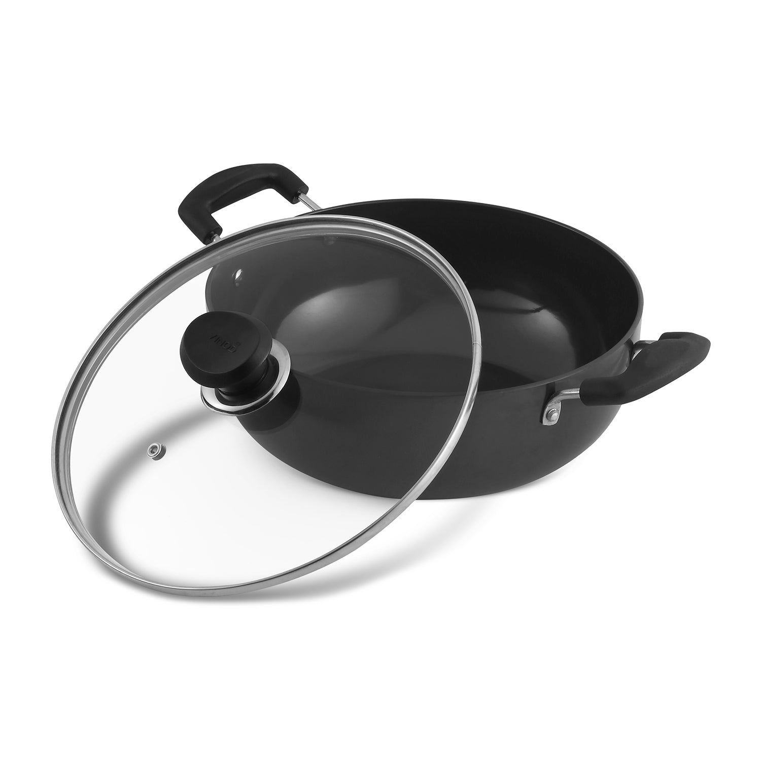 Vinod Hard Anodised Deep Kadai Induction Friendly - Feature View 1 | Vinod Cookware India