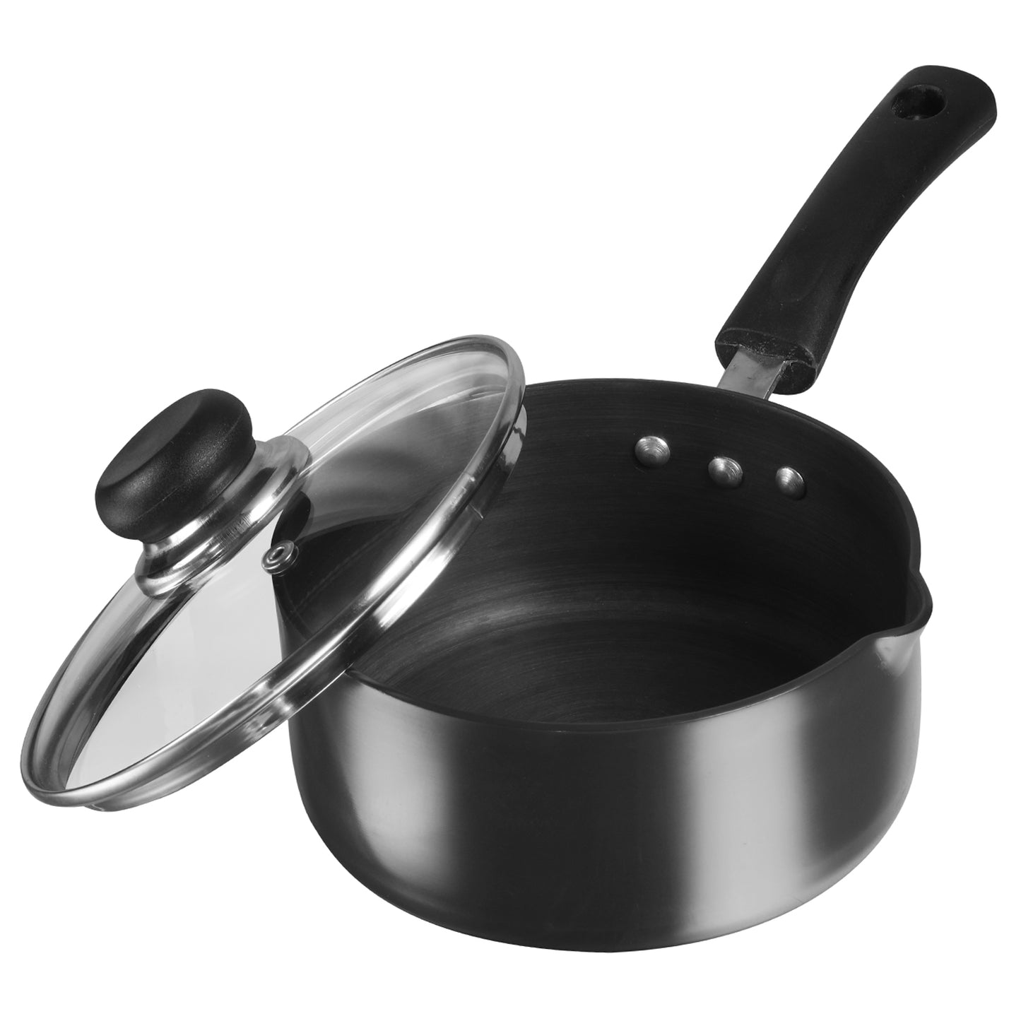 Vinod Hard Anodised Saucepan Induction Friendly | Vinod Cookware India