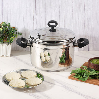 Vinod Stainless Steel Multi Pot - Induction Friendly SAS Base for Even Heat | Vinod Cookware