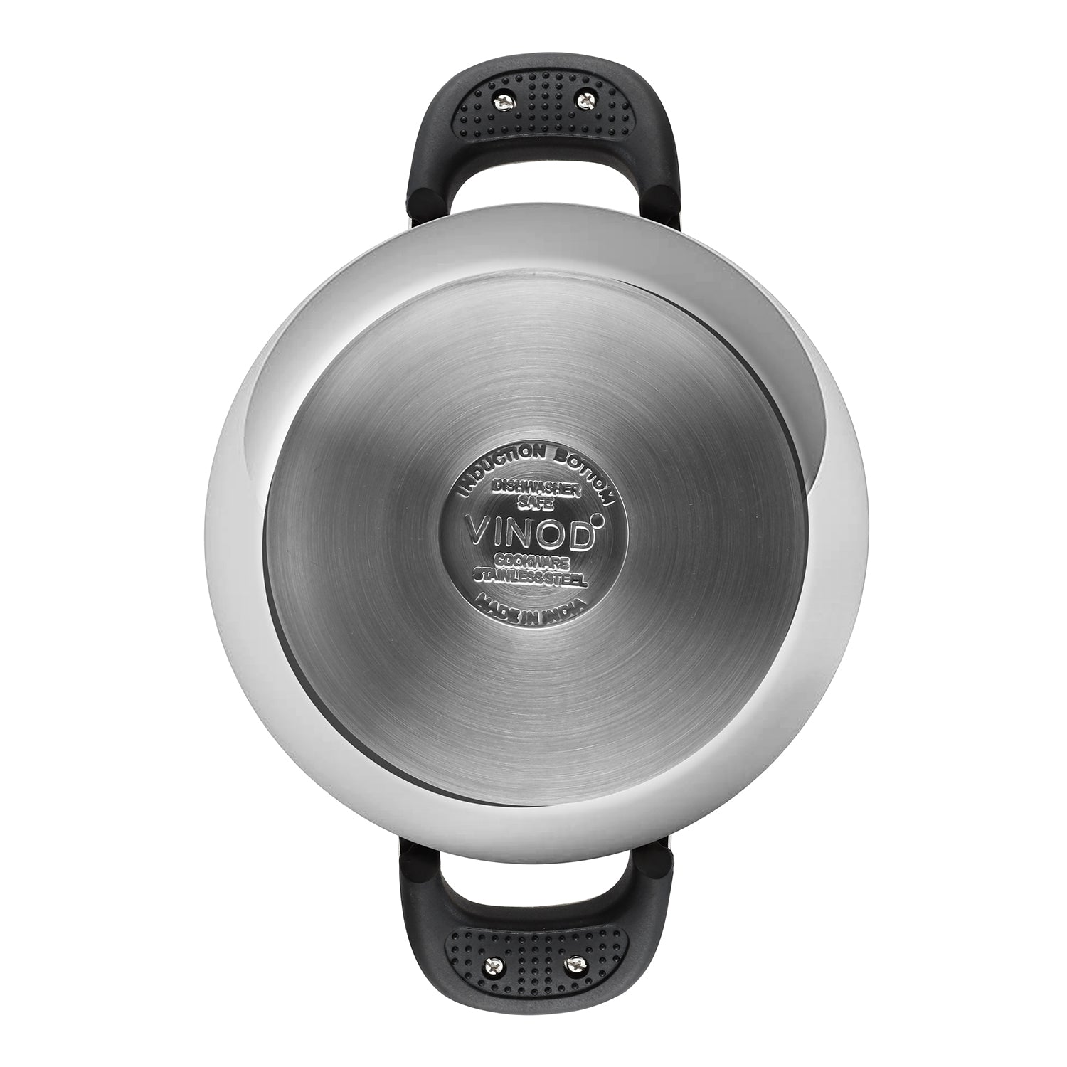 Vinod Stainless Steel Durban Handi - Induction Safe Stockpot with Glass Lid, Dishwasher Safe, Long Lasting Premium Build | Vinod Cookware India
