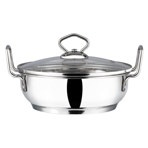 Vinod Stainless Steel Kadai With Lid