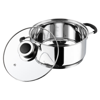 Vinod Master Chef Set - Induction Safe Casserole with Glass Lid | Vinod Cookware