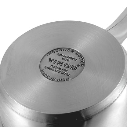 Vinod Two Tone Saucepan - Induction Safe Glass Lid for Faster Even Cooking | Vinod Cookware