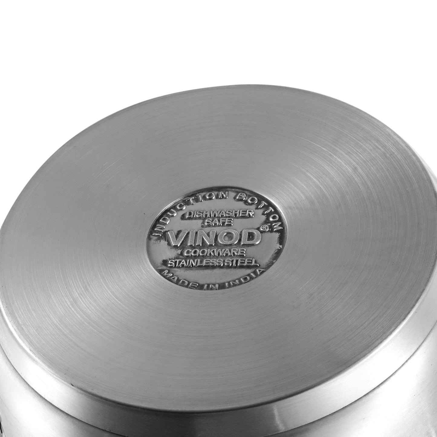 Vinod Two Tone Saucepot - Induction Safe SAS Encapsulated Bottom Base | Vinod Cookware