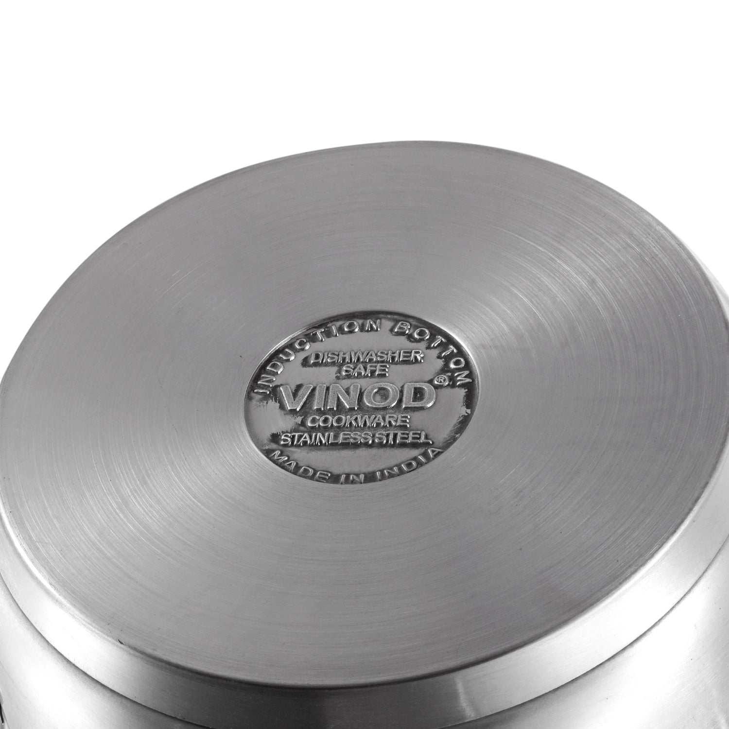 Vinod Two Tone Saucepot - Induction Safe SAS Encapsulated Bottom Base | Vinod Cookware