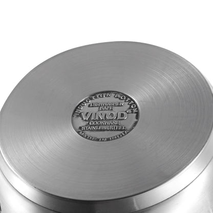 Vinod Two Tone Saucepot - Induction Safe SAS Encapsulated Bottom Base | Vinod Cookware