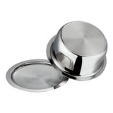 Vinod Platinum Triply Stainless Steel Tope with Lid (Induction Friendly)