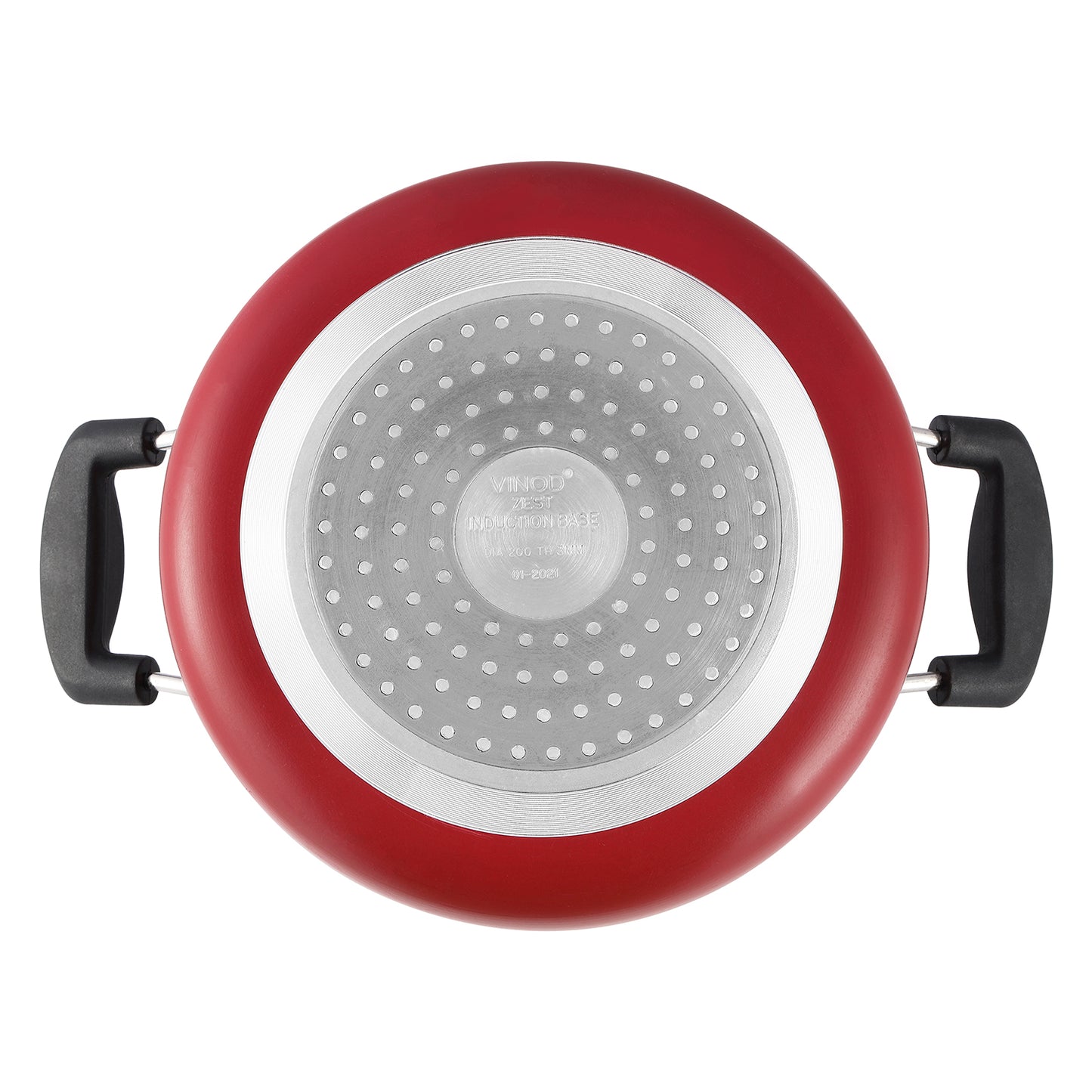 Vinod Zest Non Stick Saucepot with Glass Lid 20cm - Induction Friendly, buy online India