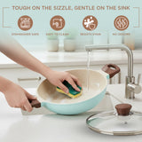 Vinod Ceravit Kadai Ceragreen - Lifestyle Cooking Shot 75% Less Oil Healthy | Vinod Cookware