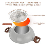 Vinod Ceravit Deep Kadai - Washed Stone