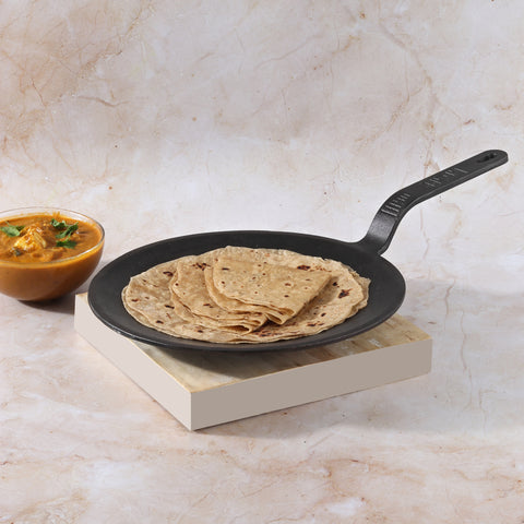 Kraft Infinity Pre-Seasoned Cast Iron Roti Tawa 26 cm