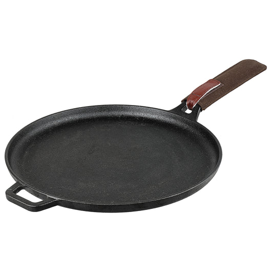 Vinod Legacy Pre-Seasoned Cast Iron Dosa Tawa - Hero Shot | Vinod Cookware India
