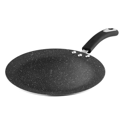 Marlibo Nonstick Concave Tawa with a deep curved cooking surface and ergonomic handle, ideal for making rotis and everyday cooking.