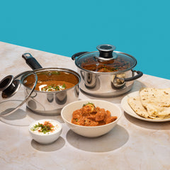 Vinod Stainless Steel Master Chef Cookware Set (Induction Friendly)
