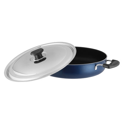 Vinod Zest Non Stick Deep Fry Pan - Minimal Oil Usage | Vinod Cookware India