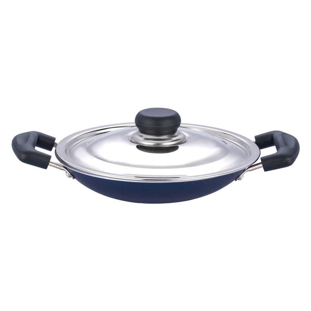 Vinod Zest Non Stick Appachetty with Lid 20cm | Vinod Cookware India