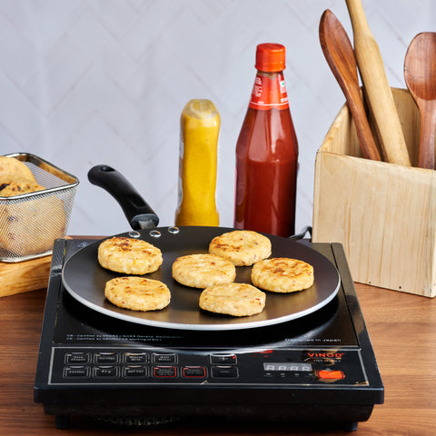 Vinod Zest Non Stick Concave Tawa (Induction Friendly)