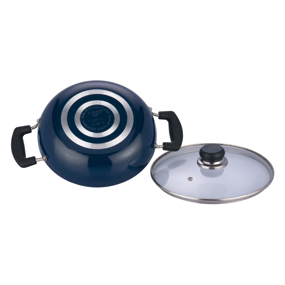 Vinod Zest Non Stick Kadai - PFOA Free Non Toxic Coating | Vinod Cookware India