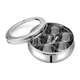 Kraft Stainless Steel Belly shape Masala Dabba