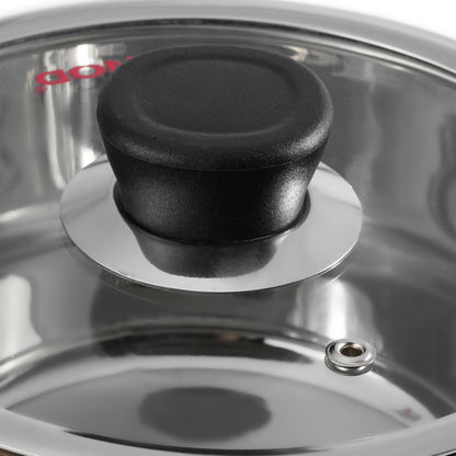 Vinod Trevi Saucepot - Riveted Bakelite Handle Ergonomic Grip Heat Safe | Vinod Cookware
