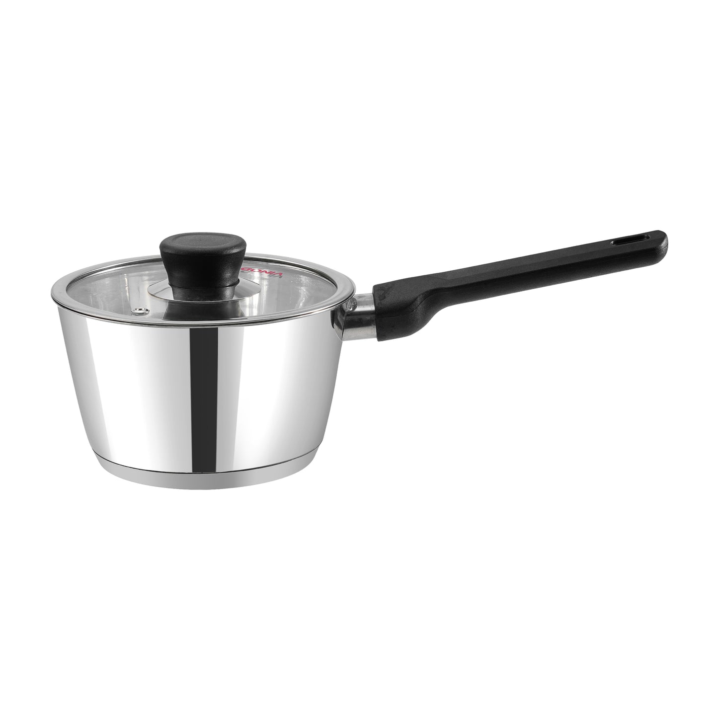 Vinod Trevi Stainless Steel Saucepan - Flared Edge for Drip-Free Pouring | Vinod Cookware