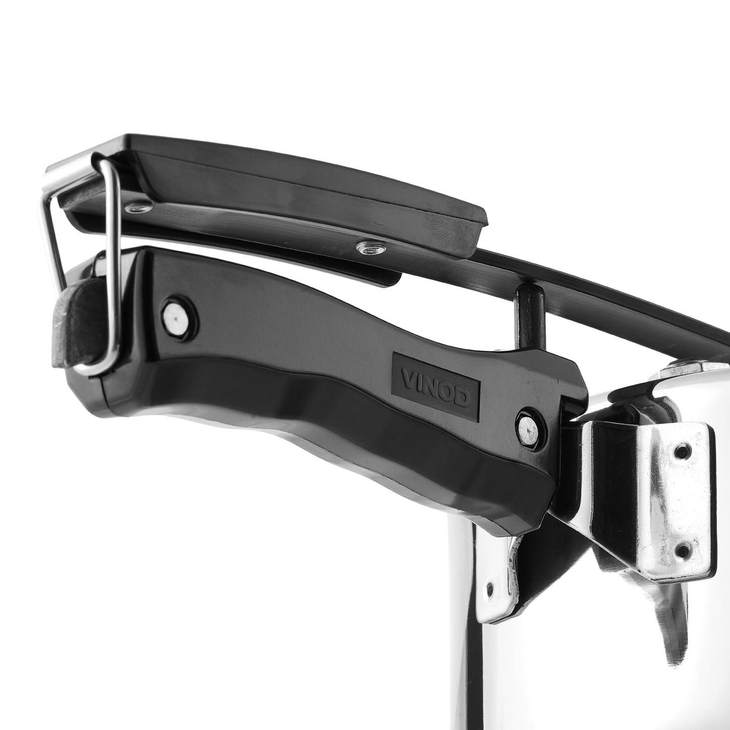 Vinod Platinum Straight Triply Stainless Steel Inner Lid Pressure Cooker - Induction Friendly Base Detail | Vinod Cookware India