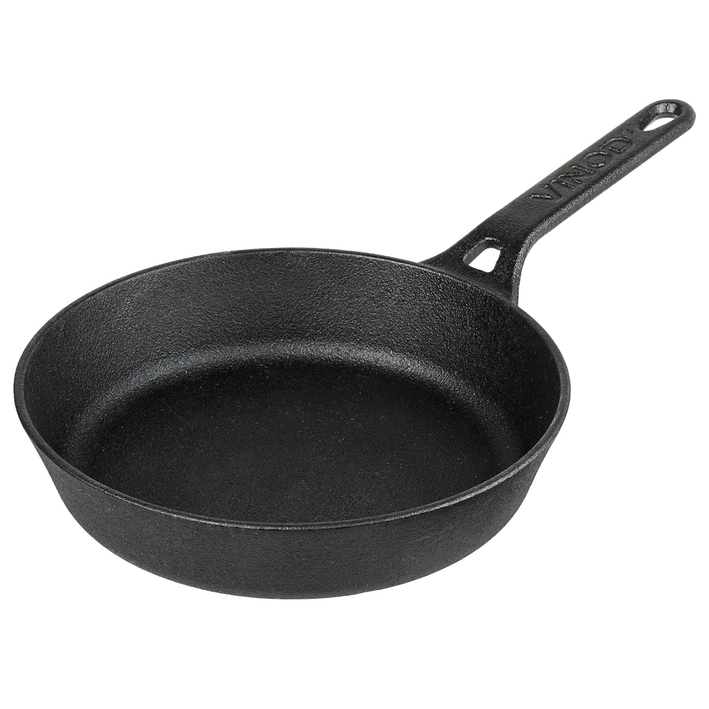 Vinod Legacy Pre-Seasoned Cast Iron Frypan - Induction Friendly View | Vinod Cookware India