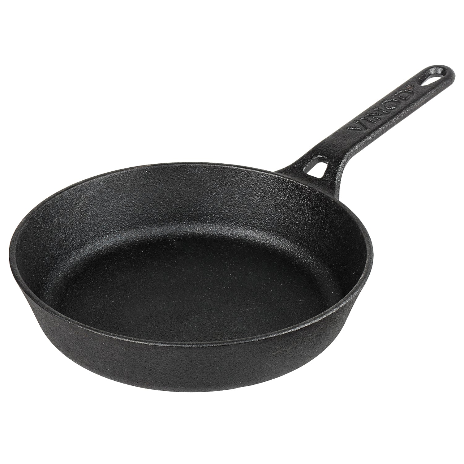 Vinod Legacy Pre-Seasoned Cast Iron Frypan - Induction Friendly View | Vinod Cookware India
