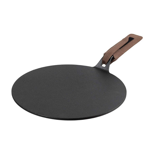 Vinod Legacy Cast Iron Flat Multi Tawa - Pre-Seasoned Surface Detail | Vinod Cookware