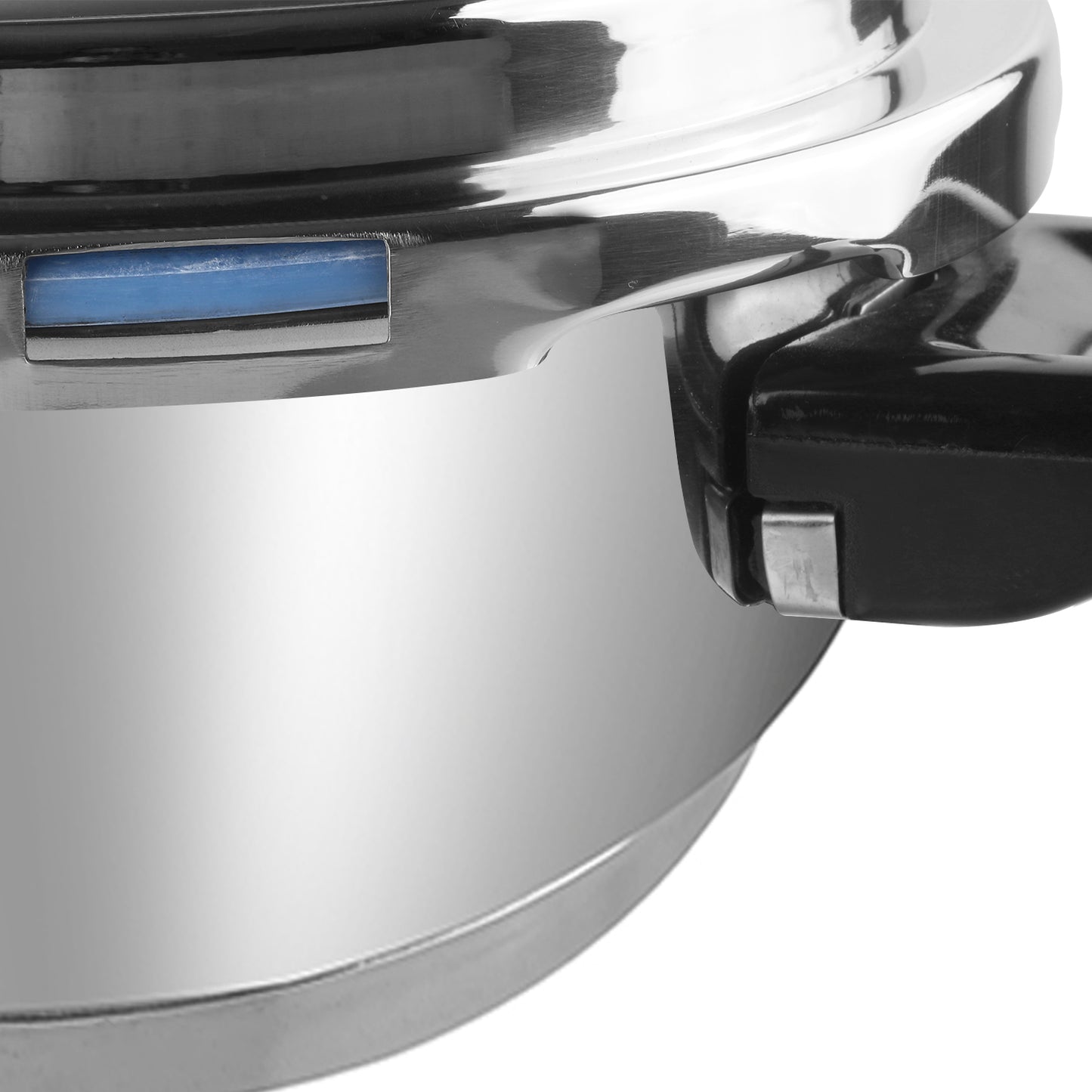 Vinod Outer Lid Pressure Cooker - Intelligent Outer Lid Design for Easy One Hand Operation, Secure Lock Mechanism | Vinod Cookware India