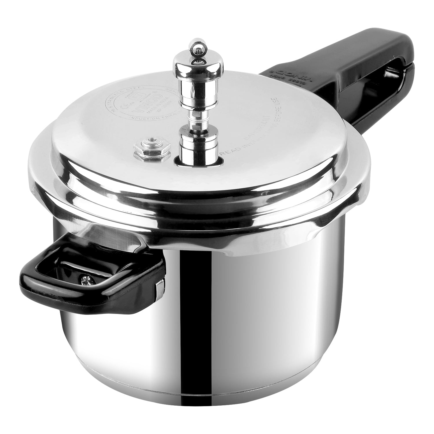 Vinod Combo Set - Regular Outer Lid Pressure Cooker with Deep Pan Pressure Cooker & Common Lid