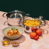 Vinod Stainless Steel Roma Saucepot Set (Induction Friendly)