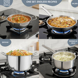 Kraft Futuretec Triply Cookware Sets