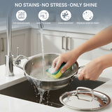 Kraft Futuretec Triply Stainless Steel Extra Deep Kadai (Induction Friendly)