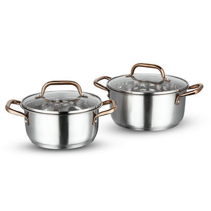 Vinod Oxford Stainless Steel Casserole - Body View | Vinod Cookware India