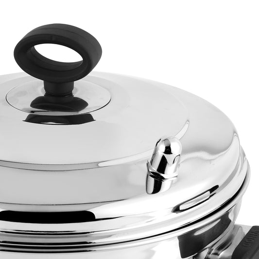 Vinod Multi Pot - Toughened Glass Lid with Steam Vent | Vinod Cookware