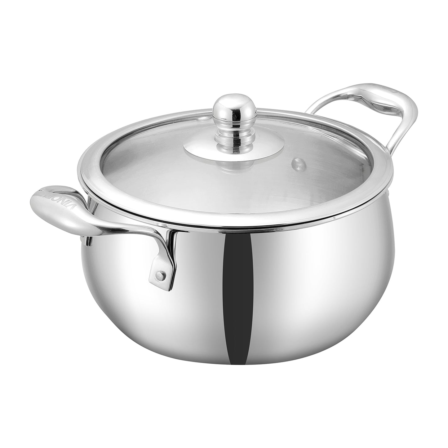 Energy Efficient Cookware, Durable Stainless Steel Pot, Dishwasher Safe Saucepot, Rust Resistant Cookware, Kitchen Cooking Pot, Heavy Gauge Bottom