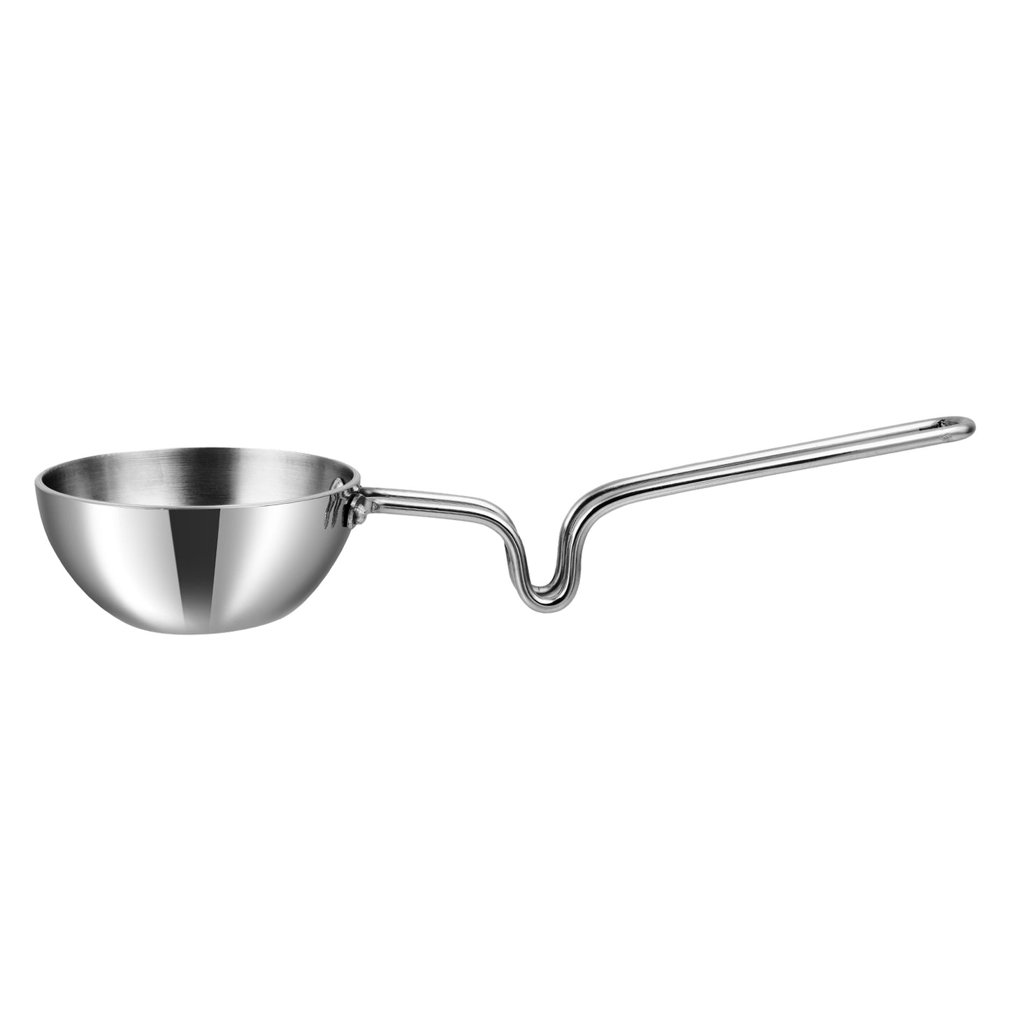 tadka utensil, kitchen essentials India, cooking utensils, gas stove cookware, induction compatible cookware, durable cookware, heavy base tadka pan, small tadka pan, kitchen tools stainless steel, premium cookware India
