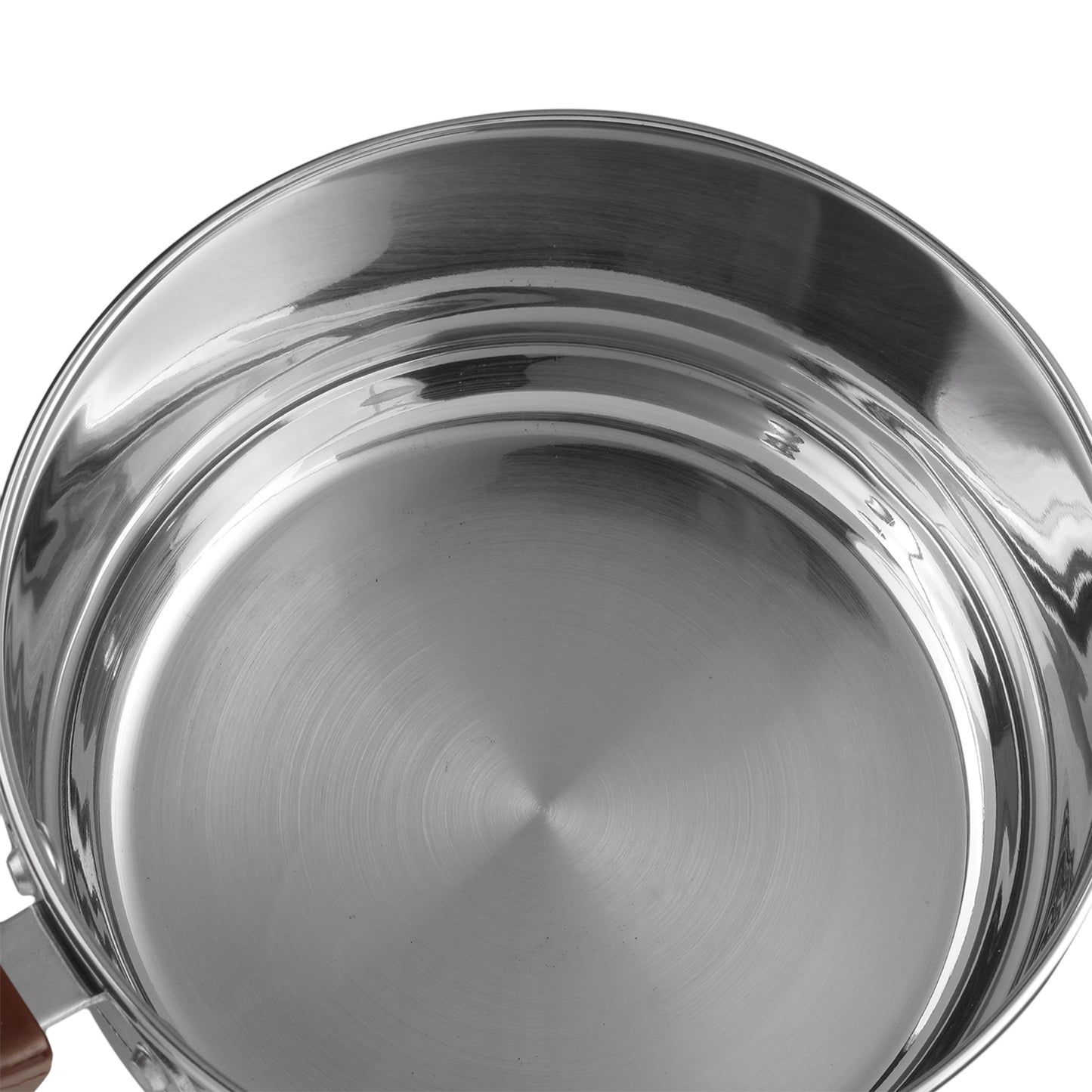 Vinod Stainless Steel Milkpan - Thick Base Detail | Vinod Cookware India