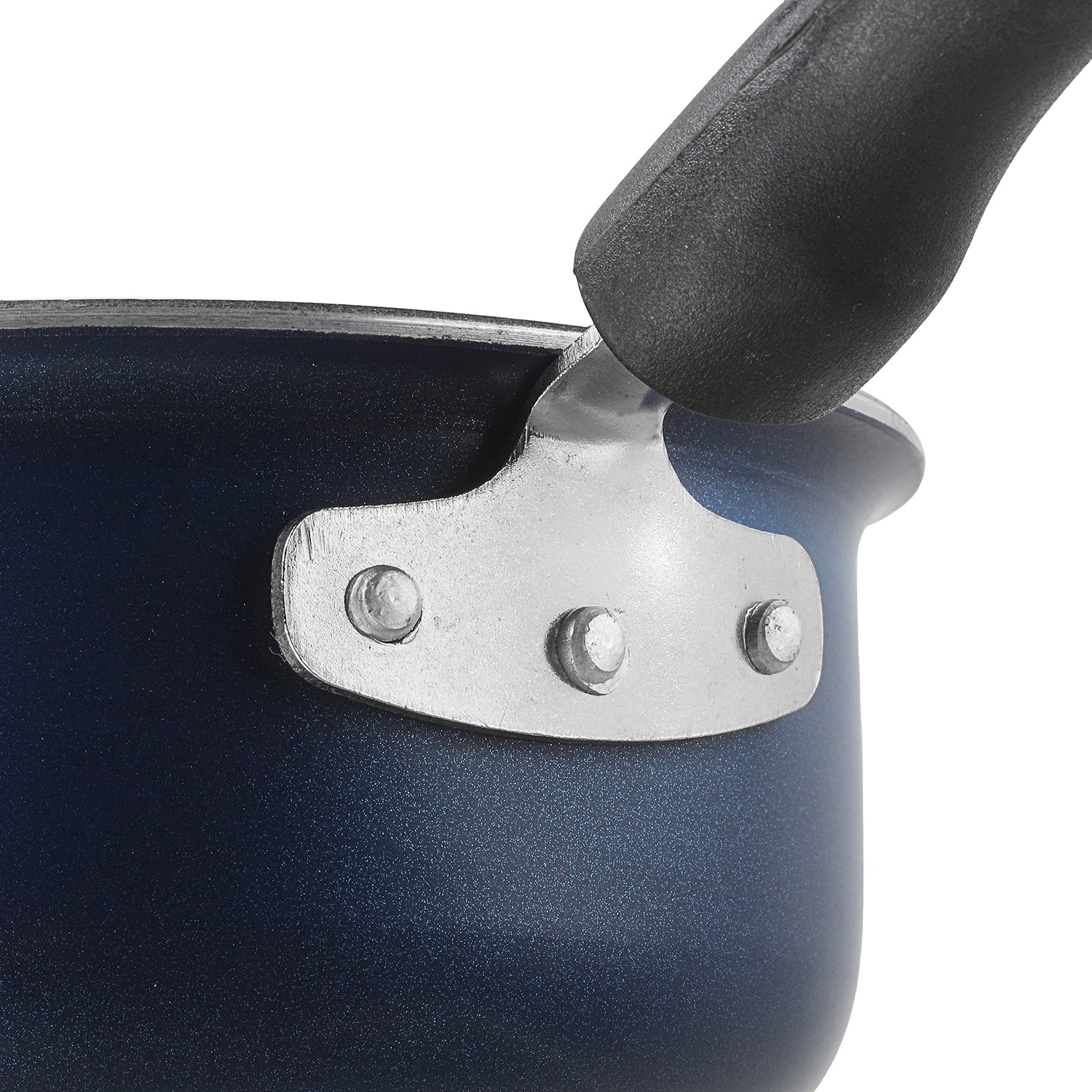 Vinod Zest Non Stick Saucepan - Triple Riveted Durable Handle | Vinod Cookware India